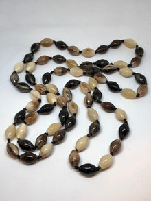  CATHs Oval Horn Bead Necklace