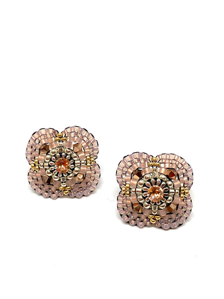 Miguel Ases Swarovski Crystals and Miyuki Bead Earrings, found at Patricia in Southern Pines, NC