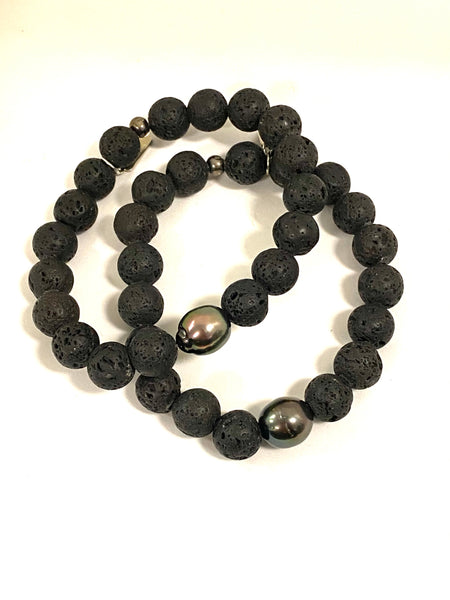 Perle by Lola Lava and Tahitian Pearl Bracelet