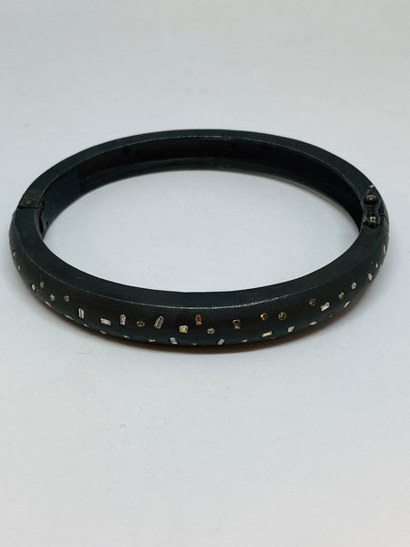 Nathan & Moe Curved Bracelet with Diamonds