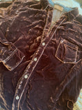 CP Shades Velvet Sloane Shirt in Licorice