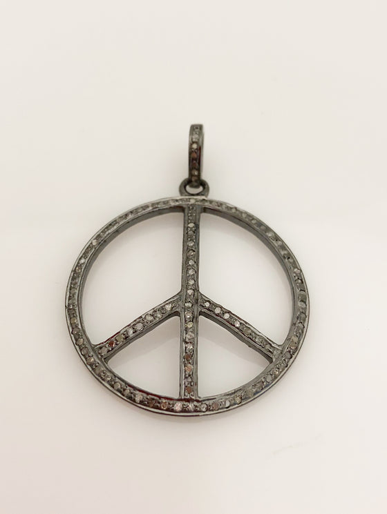 Suzy T. Designs Peace Sign Pendant