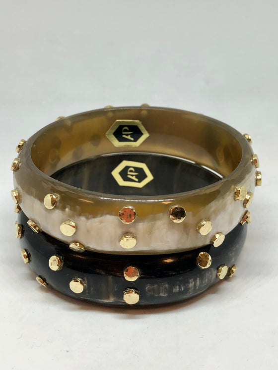 Ashley Pittman Chungwa Bangle in Dark Horn