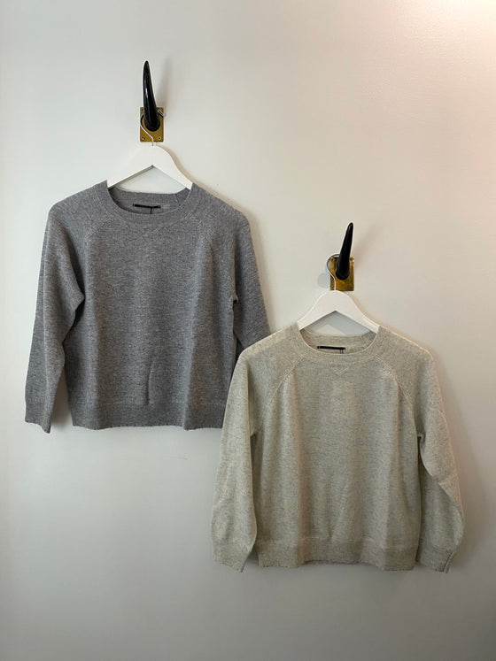 Brazeau Tricot Cashmere Sweatshirt Muslin