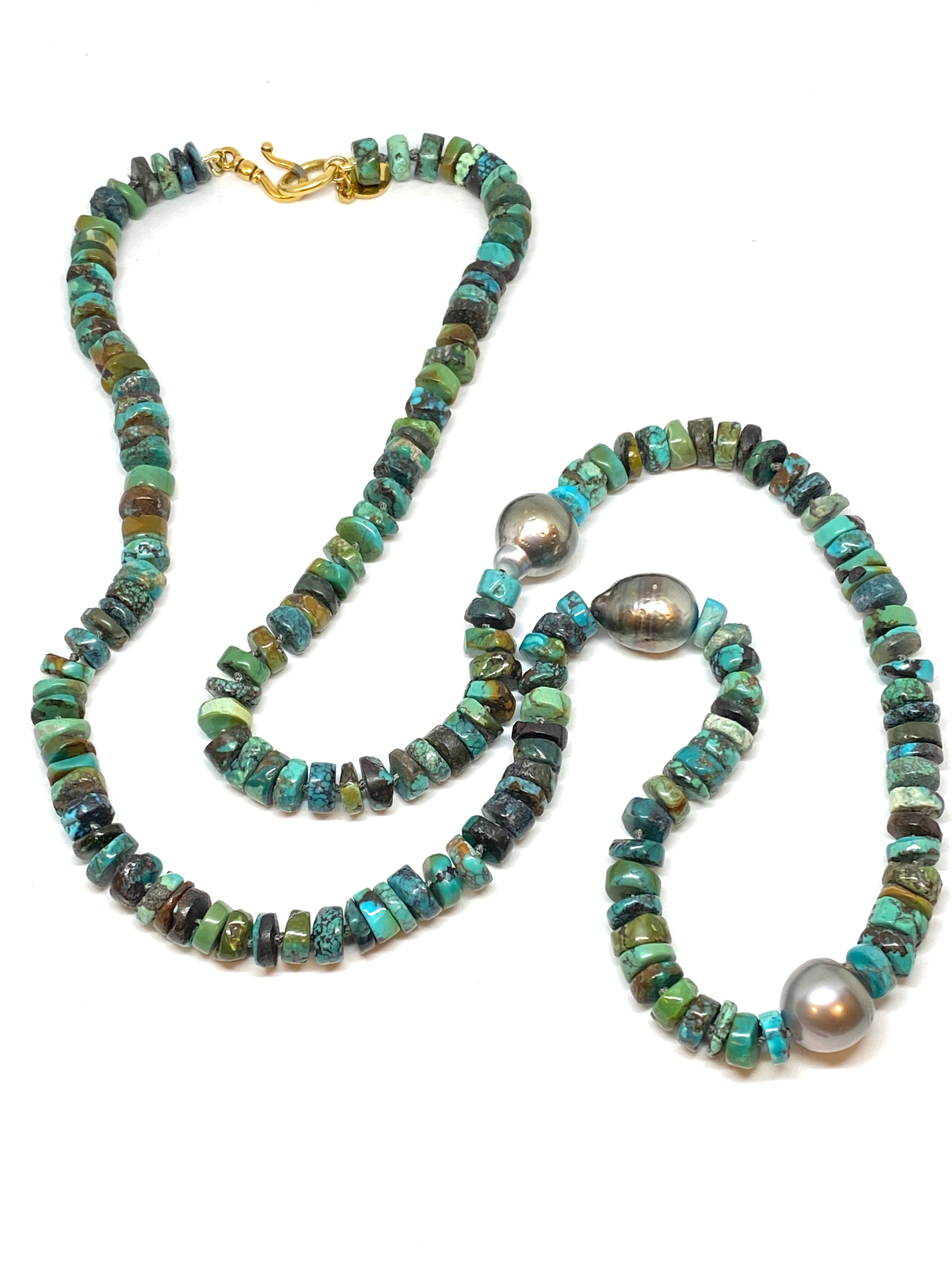 Perle by Lola Turquoise & Tahitian Pearl Necklace