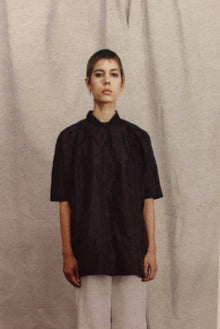  Shosh Taffeta Collar Shirt Tunic
