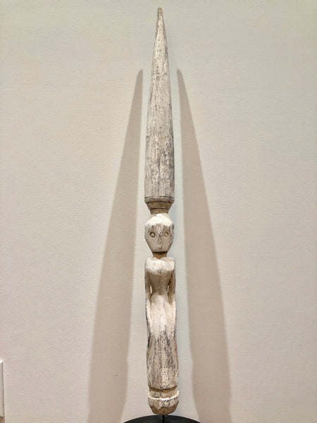 Carved Floater for fishing on Stand