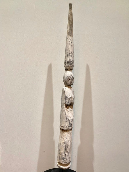 Carved Floater for fishing on Stand