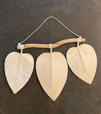 Wall Deco Leaves Hanging