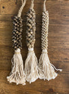 Natural Shell Hanging with a Natural Rope Tassel