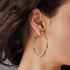 Julie Cohn Granulated Bronze Hoops