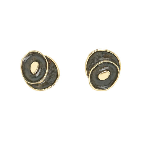 Julie Cohn Stone Stack Bronze Earrings