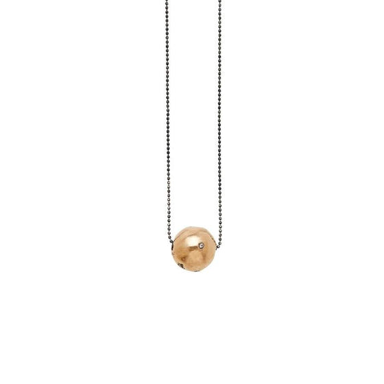 Julie Cohn Moon Rock Bronze Pendant with Sterling Silver Chain