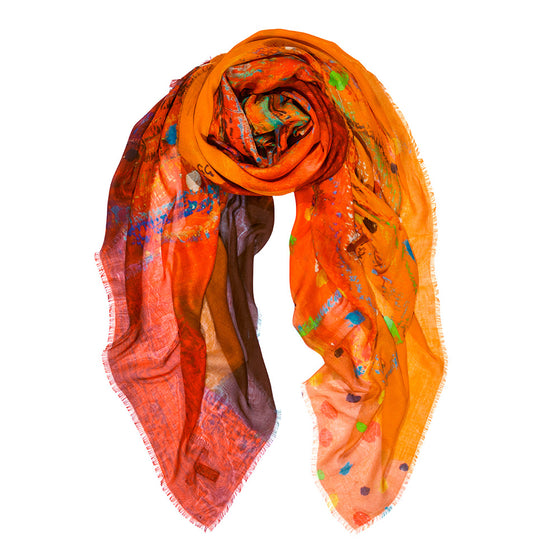 English Weather Coral Scarf