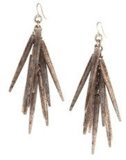 Ashley Pittman Kura Earring in Grey bone