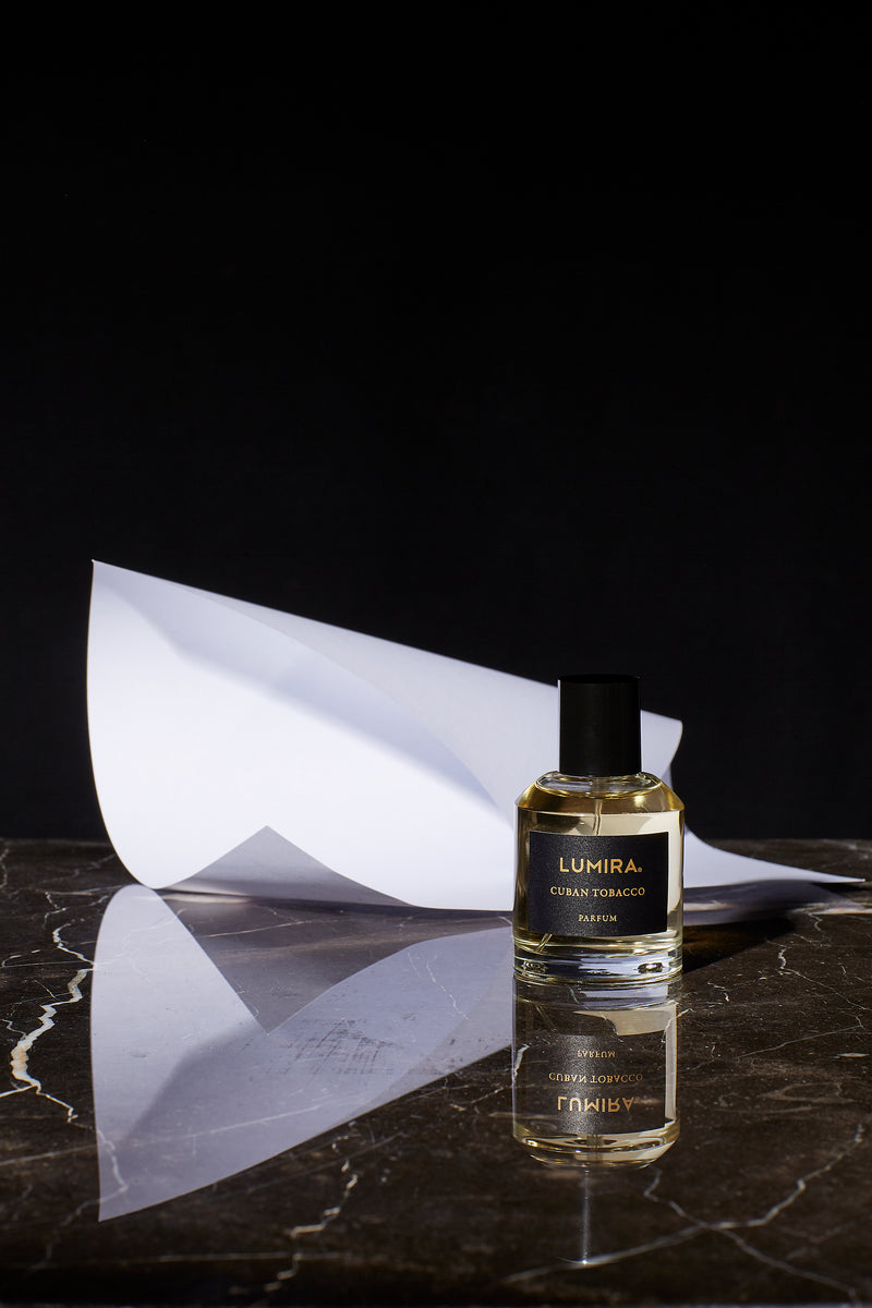 lumira cuban tobacco eau de parfum Lumira Perfume Cuban Tobacco – PATRICIA