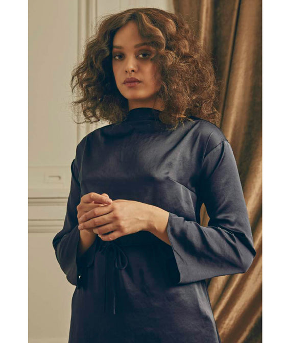 Kallmeyer Ligne Boatneck Top with a flared sleeve found at Patricia in Southern Pines, NC 