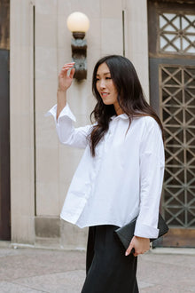  Natalie Busby Closet Hero Blouse in White