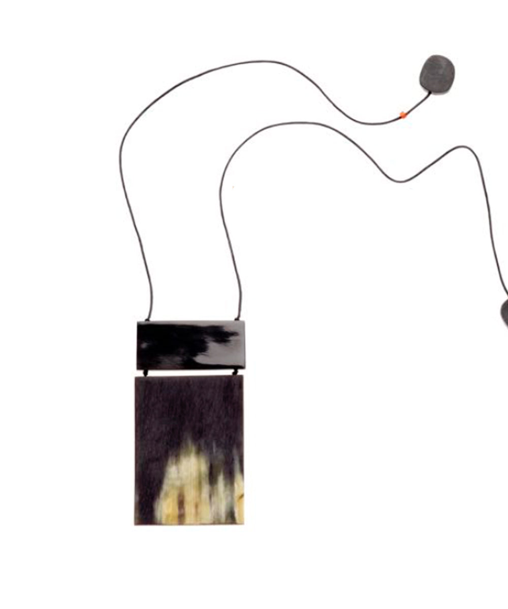 CATHs Long Rectangular Horn Necklace