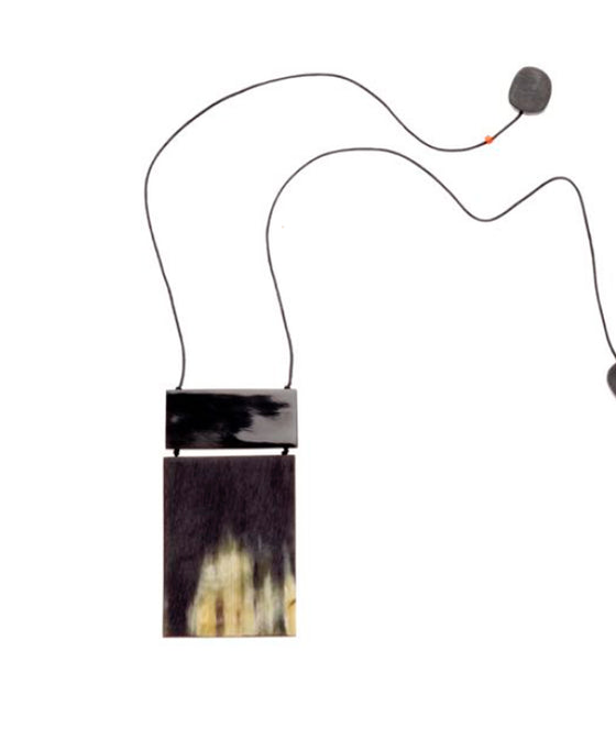 CATHs Long Rectangular Horn Necklace