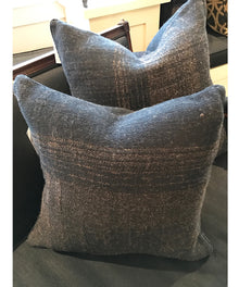  Black and Brown Circuit Piped Pillow by The Oriole Mill