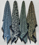 Bohemian Fringed Throw by The Oriole Mill