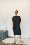 Peter O. Mahler Dress with Waterfall Collar at PATRICIA a boutique in Southern Pines, NC