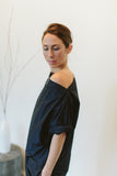 Peter O. Mahler Dress with Waterfall Collar at PATRICIA a boutique in Southern Pines, NC