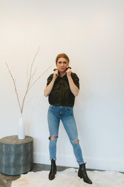 Miho Taffeta Short Sleeve Top at PATRICIA a boutique in Southern Pines, NC