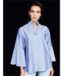  HARSHMAN Pepper Blouse in Blue