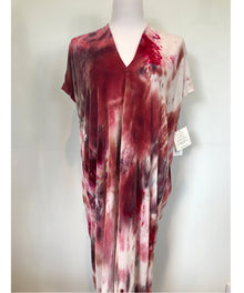  Louna Dress in Cranberry Velvet