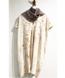  Louna Tunic in Splatter Print Silk Noil