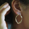 Julie Cohn Bronze Renaissance Hoop Earring