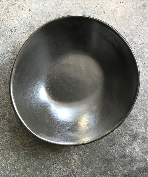 Ripple Soup Bowl Black.Shop the Ripple Collection at PATRICIA. Designed by Mark Warren of HAAND in our home state of North Carolina. Beautiful, modern plates for the minimal home.
