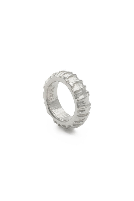 Sylvia Benson MOLW Silver Script Ring