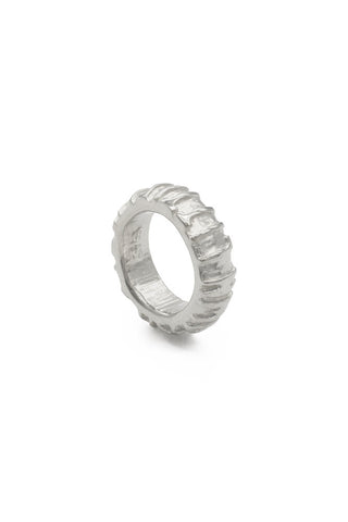 Sylvia Benson MOLW Silver Script Ring