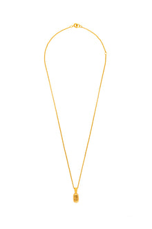  Sylvia Benson Petite Fortune Buoy Necklace on Micro Rolo Chain