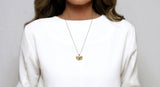 Sylvia Benson Dunes Necklace "A" Gold