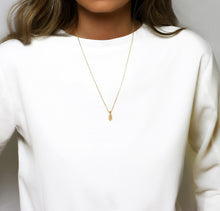  Sylvia Benson Gold Petite '5' Buoy on 20" chain