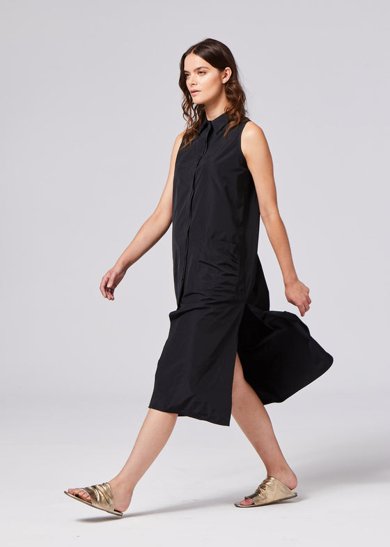 Shosh Taffeta Shirt Dress