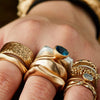 Julie Cohn Seaweed Bronze Band Ring