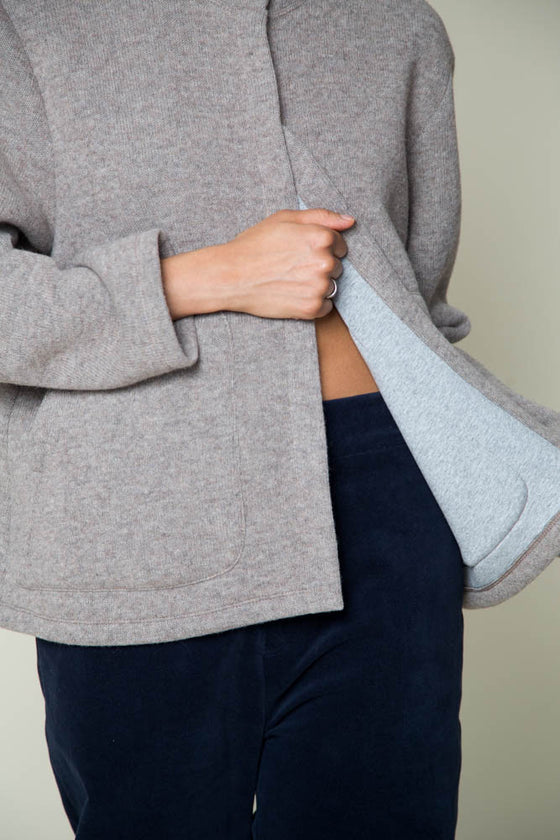 Shosh taupe/gray double face knit cardigan found at PATRICIA in Southern Pines, NC