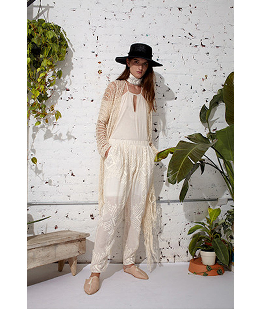Summer Snowflake Wide Leg Pant