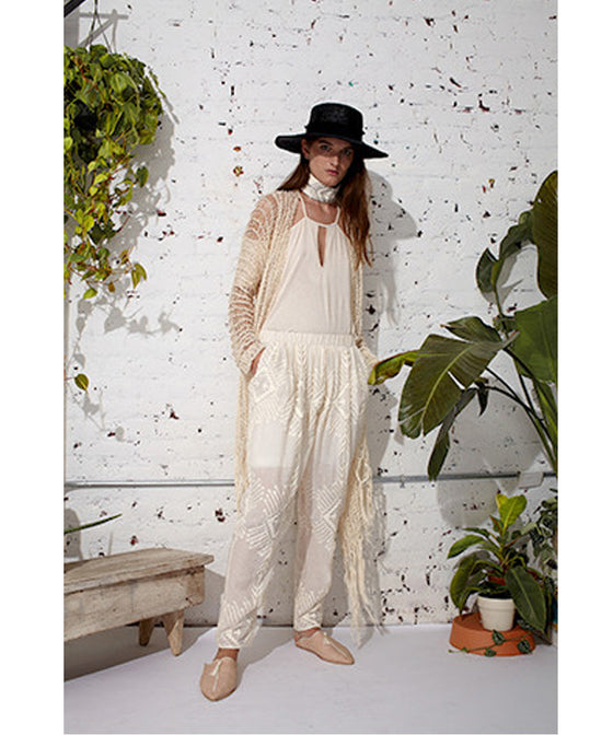 Summer Snowflake Wide Leg Pant