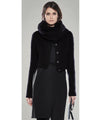 Women's cowl neck sweater by Sarah Pacini at Patricia