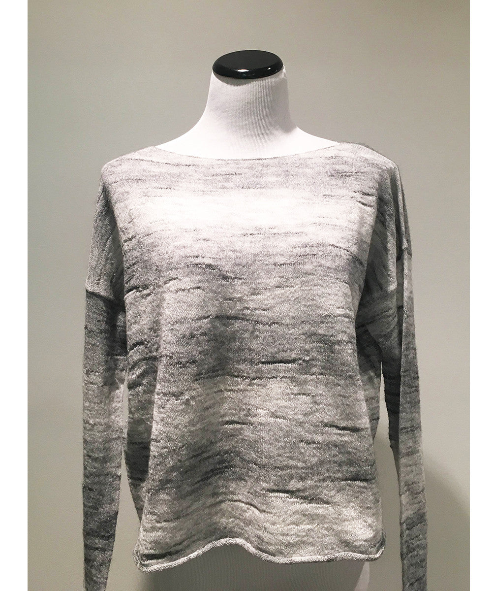 Sarah Pacini I Loose Knit Sweater - Grey
