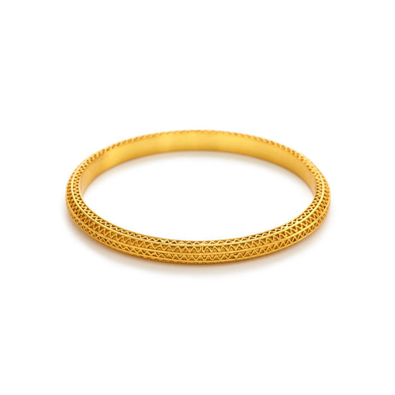 Julie Voz Gold Baroque Bangle