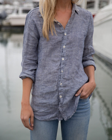  CP Shades Chambray Linen Romy Shirt