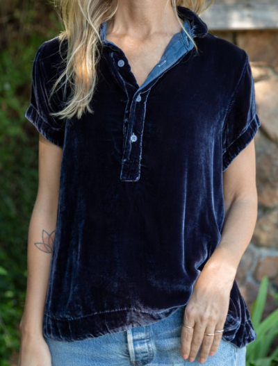 CP Shades Peel Shirt in Ink Velvet
