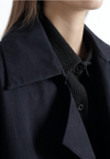 7115 by Szeki Spring Cropped Peacoat